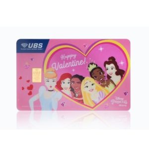 UBS Logam Mulia Disney Princess Valentine Edition 0.25 Gr